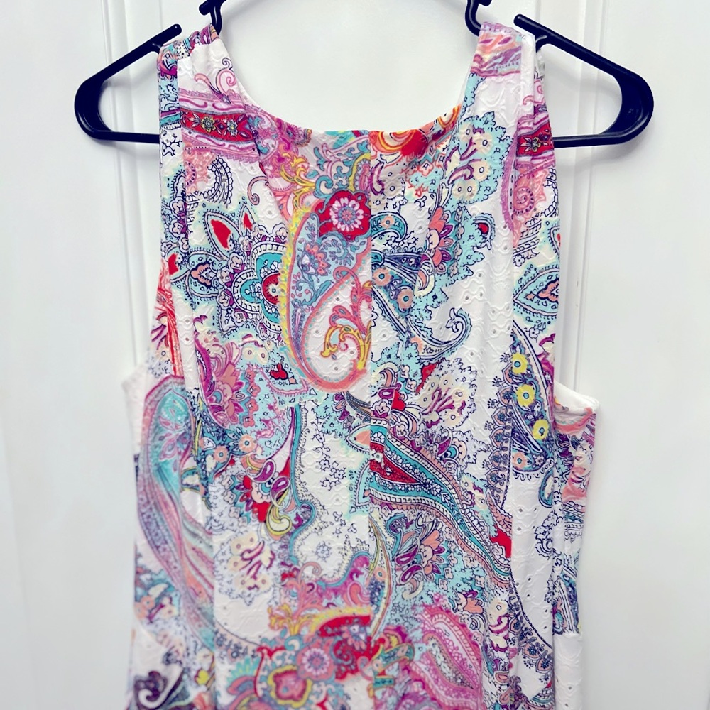 Sandra Darren | Sleeveless Fit & Flare Dress